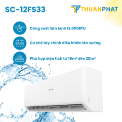 Điều hòa Casper 1 Chiều 12.000 BTU SC-12FS33
