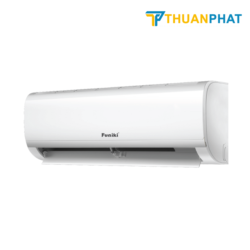 Điều hòa Funiki được thiết kế với tông trắng cơ bản và kiểu dáng gọn gàng, hiện đại Điều hòa Funiki được thiết kế với tông trắng cơ bản và kiểu dáng gọn gàng, hiện đại
