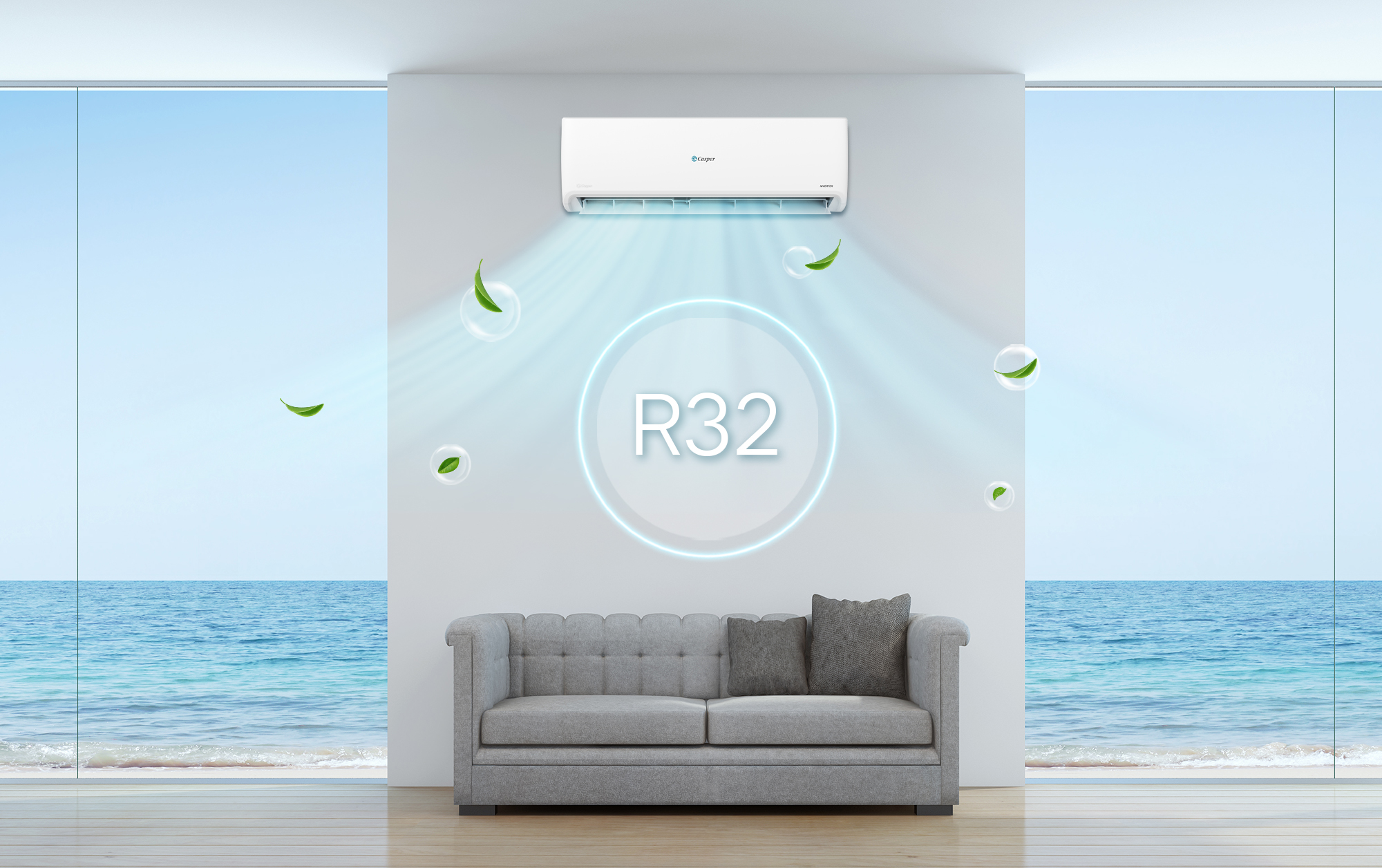 Điều hòa Casper sử dụng môi chất lạnh R32 mang lại nhiều ưu điểm vượt trội Điều hòa Casper sử dụng môi chất lạnh R32 mang lại nhiều ưu điểm vượt trội