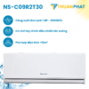 Điều hoà Nagakawa 1 chiều 9.000BTU NS-C09R2T30