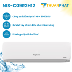 Điều hoà Nagakawa Inverter 1 chiều 9.000BTU NIS-C09R2H12