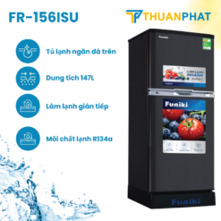 Tủ lạnh Funiki màu đen 147l FR-156ISU