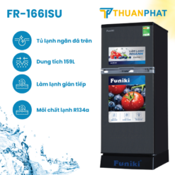 Tủ lạnh Funiki màu đen 159l FR-166ISU