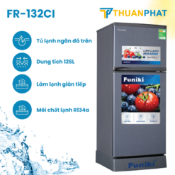 Tủ lạnh Funiki màu xám 126l FR-132CI