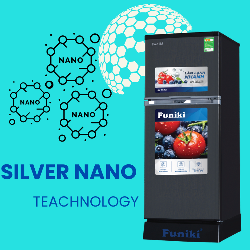 Tủ lạnh Funiki tích hợp công nghệ Silver Nano Tủ lạnh Funiki tích hợp công nghệ Silver Nano