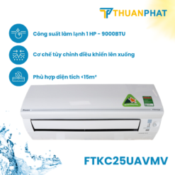 Điều hoà Daikin Inverter 1 Chiều 9.000 BTU FTKC25UAVMV