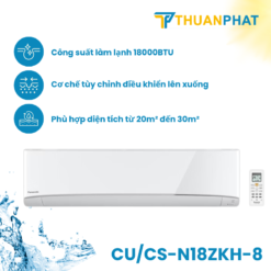 Điều hòa Panasonic 1 chiều 18.000BTU CU/CS-N18ZKH-8