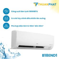 Điều hoà  LG Inverter 2 Chiều 18.000 BTU B18END1