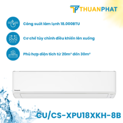 Điều hòa Panasonic Inverter 1 chiều 18000BTU CU/CS-XPU18XKH-8B