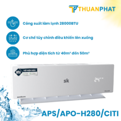 Điều hoà Sumikura 2 chiều 28.000 BTU APS/APO-H280/Citi