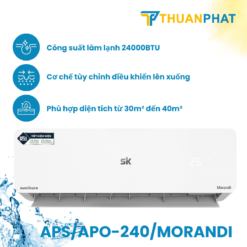 Điều hòa Sumikura 1 chiều 24.000BTU APS/APO-240/Morandi
