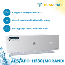 Điều hoà Sumikura 2 chiều 28.000 BTU APS/APO-H280/Morandi