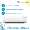 Điều hòa Sumikura Inverter 1 Chiều 18.000 BTU APS/APO-180/Gold