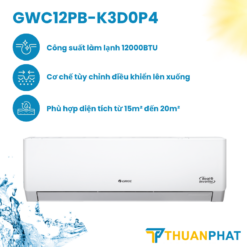 Điều Hòa Gree Inverter 1 Chiều 12000BTU GWC12PB-K3D0P4