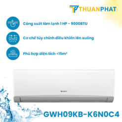 Điều hòa Gree 2 chiều 9000BTU GWH09KB-K6N0C4