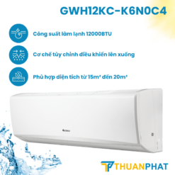 Điều hòa Gree 2 chiều 12000BTU GWH12KC-K6N0C4
