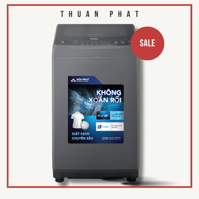 Máy giặt Funiki được thiết kế hiện đại và tối ưu Máy giặt Funiki được thiết kế hiện đại và tối ưu