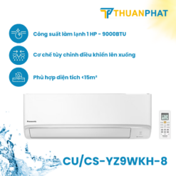 Điều hoà Panasonic Inverter 2 chiều 9000BTU CU/CS-YZ9WKH-8