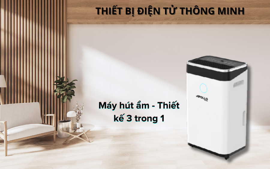 Máy hút ẩm Sumikura - Thiết kế 3 trong 1 Máy hút ẩm Sumikura - Thiết kế 3 trong 1