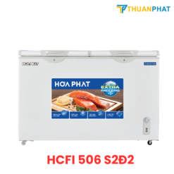 Tủ đông Hòa Phát Inverter 2 cánh 205 Lít HCFI 506 S2Đ2