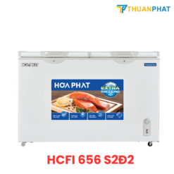 Tủ đông Hòa Phát Inverter 2 cánh 270 Lít HCFI 656 S2Đ2