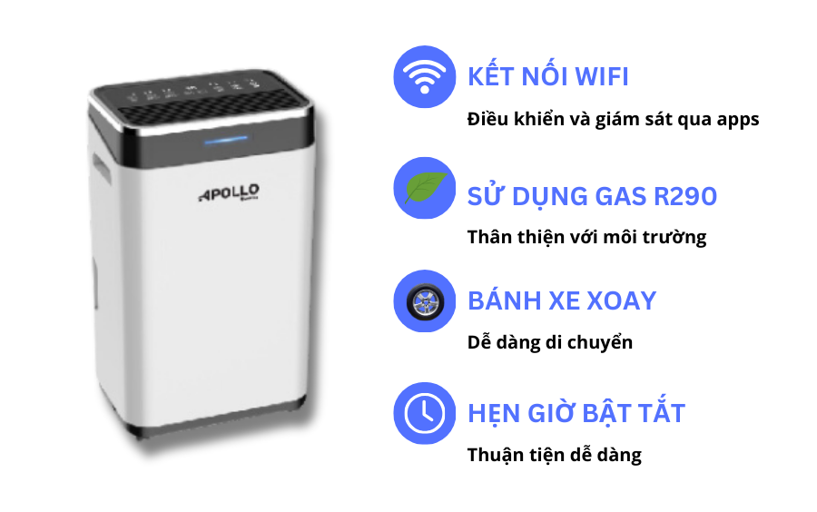 Các chức năng thông minh của máy hút ẩm Sumikura