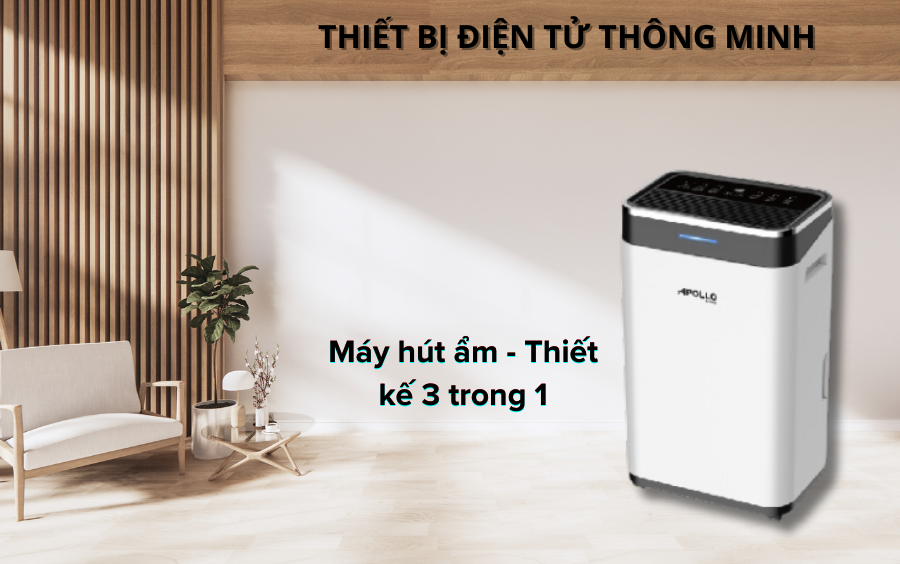 Máy hút ẩm Sumikura - Thiết kế 3 trong 1