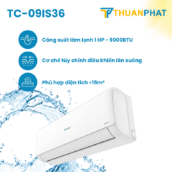 Điều hòa Casper Inverter 1 Chiều 9.0000 BTU TC-09IS36 (2024)