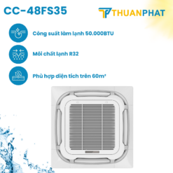 Điều hoà Cassette Casper 1 chiều 50,000BTU CC-48FS35