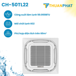 Điều hoà Cassette Casper 2 chiều 50,000BTU CH-50TL22