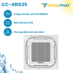 Điều hoà Cassette Casper Inverter 1 chiều 50,000BTU CC-48IS35