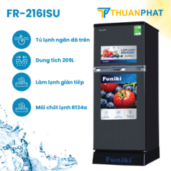 Tủ lạnh Funiki màu đen 209l FR-216ISU
