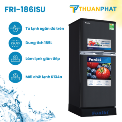 Tủ lạnh Funiki Inverter màu đen 185l FRI-186ISU