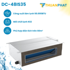 Điều hoà âm trần nối ống gió Casper Inverter 50,000BTU DC-48IS35