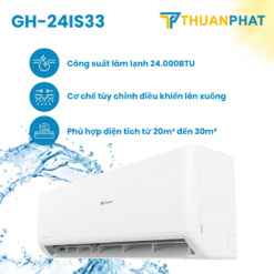 Điều hòa Casper Inverter 2 Chiều 24.0000 BTU GH-24IS33