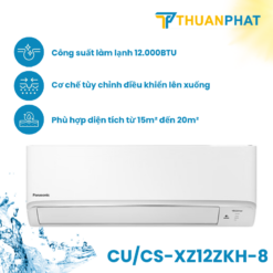 Điều hoà Panasonic Inverter 2 chiều 12.000BTU CU/CS-XZ12ZKH-8