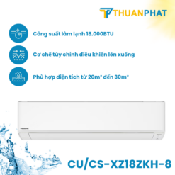 Điều hoà Panasonic Inverter 2 chiều 18.000BTU CU/CS-XZ18ZKH-8