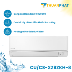 Điều hoà Panasonic Inverter 2 chiều 9.000BTU CU/CS-XZ9ZKH-8