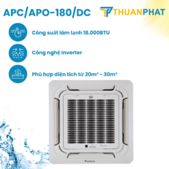 Điều hoà Cassette Sumikura Inverter 1 chiều 18.000BTU APC/APO-180/DC