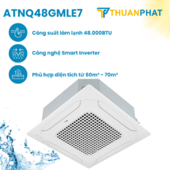 Điều hoà âm trần Cassette LG 48.000BTU ATNQ48GMLE7 (3 pha)