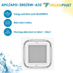 Điều hoà Cassette Sumikura 1 chiều 28.000BTU APC/APO-280/8W-A32