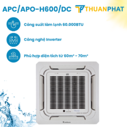 Điều hoà Cassette Sumikura Inverter 2 chiều 60.000BTU APC/APO-H600/DC