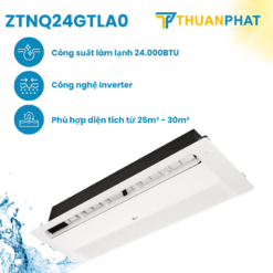 Điều hoà âm trần Cassette LG 24.000BTU ZTNQ24GTLA0