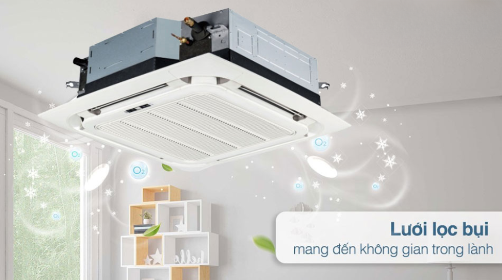 Điều hòa âm trần Nagakawa 2 chiều được trang bị hệ thống lọc khí đa lớp Điều hòa âm trần Nagakawa 2 chiều được trang bị hệ thống lọc khí đa lớp