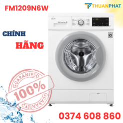 Máy giặt cửa ngang LG màu trắng 9kg FM1209N6W