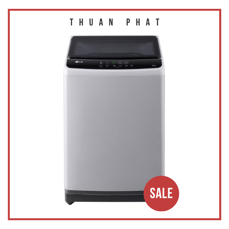 Máy giặt cửa đứng LG màu trắng 9kg T2109NT1G