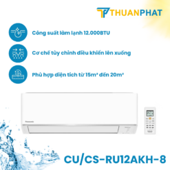 Điều hoà Panasonic 1 chiều Inverter 12.000BTU CU/CS-RU12AKH-8