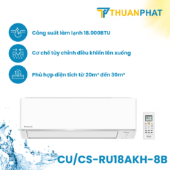 Điều hoà Panasonic 1 chiều 18.000BTU CU/CS-RU18AKH-8B