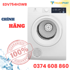 Máy sấy thông hơi Electrolux 7.5kg EDV754H3WB