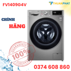 Máy giặt cửa ngang LG màu xám 9kg FV1409G4V